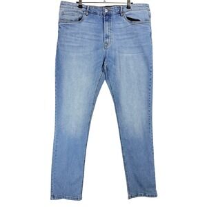 Forever 21 Skinny Light Wash Denim Jeans Mens Size‎ 38x30